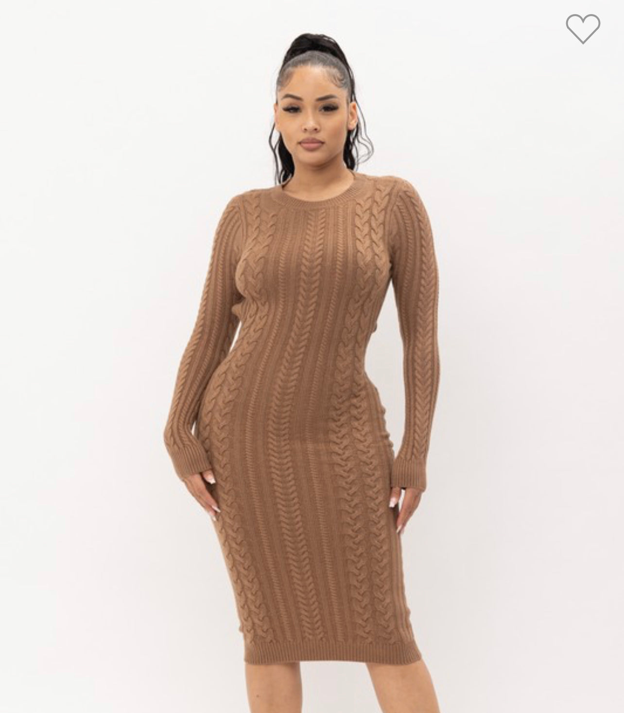 Monica Sweater Backless Dress
